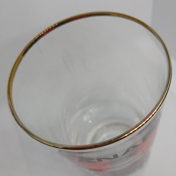 Canadian Collectible Clear Drinking Glass with Gold Rim - Great Condition - Picture 2 of 10